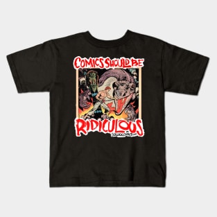 Comics Should Be Ridiculous: Joe Kubert Kids T-Shirt